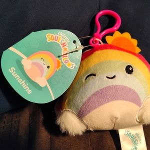 NWT SquishmallowsSUNSHINE RAINBOW SIZE: 3.5" Clip OnSQUISHDATE: 12-30-2020